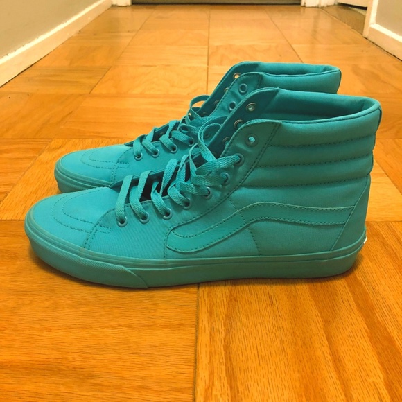 Vans Shoes - Turquoise Vans high tops - Size 12 - NEVER WORN